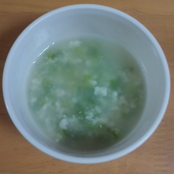 菜の花と豆腐のスープ☆離乳食
